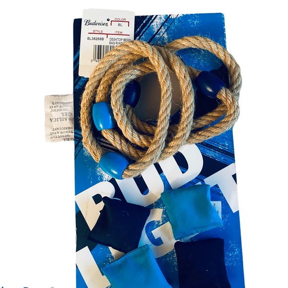 Bud Light Desktop Bean Bag & Ring Toss Game - Picture 14 of 15